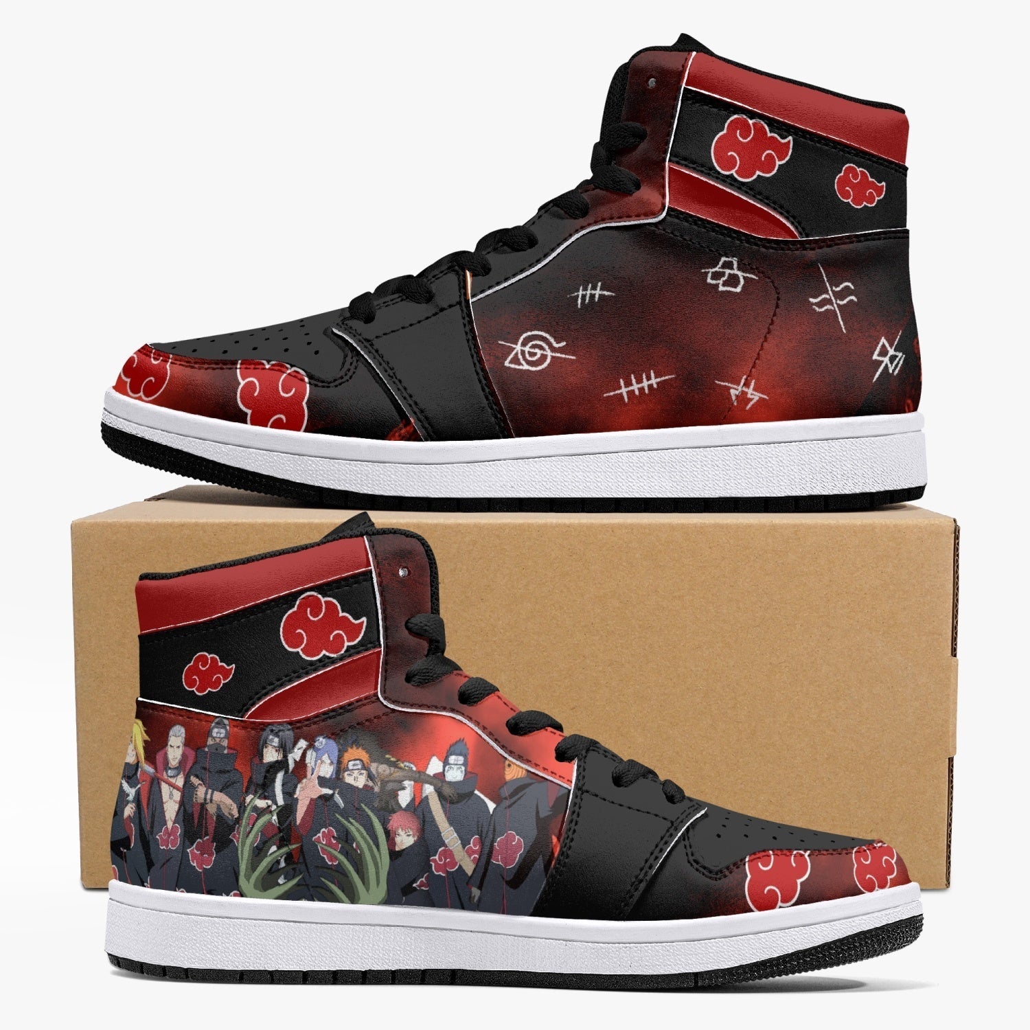 akatsuki-members-naruto-j-force-shoes.jpg akatsuki members naruto j force shoes - Anime Shoes UK Store