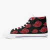 akatsuki naruto classic high top canvas shoes 15 - Anime Shoes UK Store