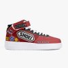 akira kaneda bike decals kamikaze high top shoes 5 - Anime Shoes UK Store