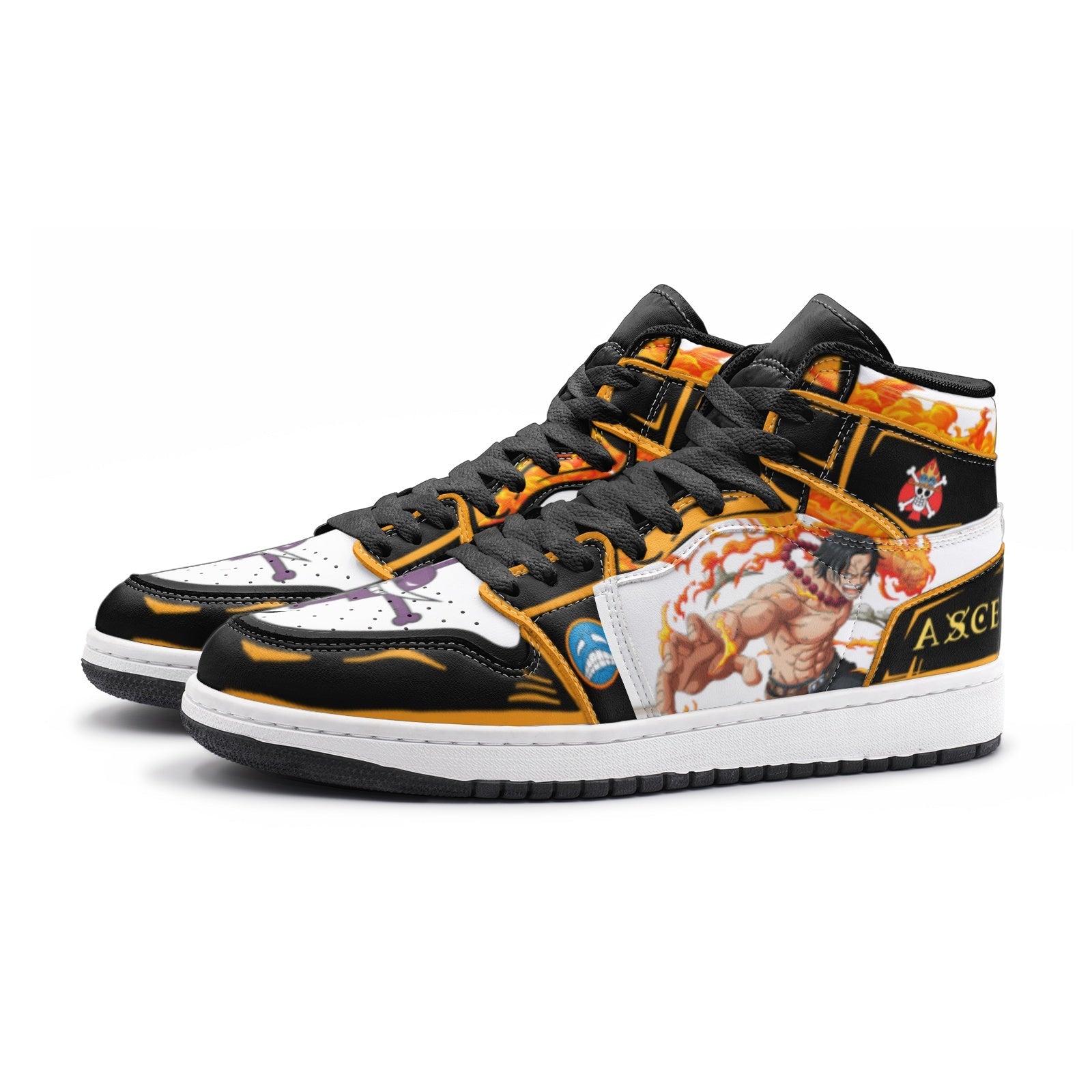 fire-fist-ace-one-piece-jd1-shoes-3.jpg fire fist ace one piece jd1 shoes 3 - Anime Shoes UK Store