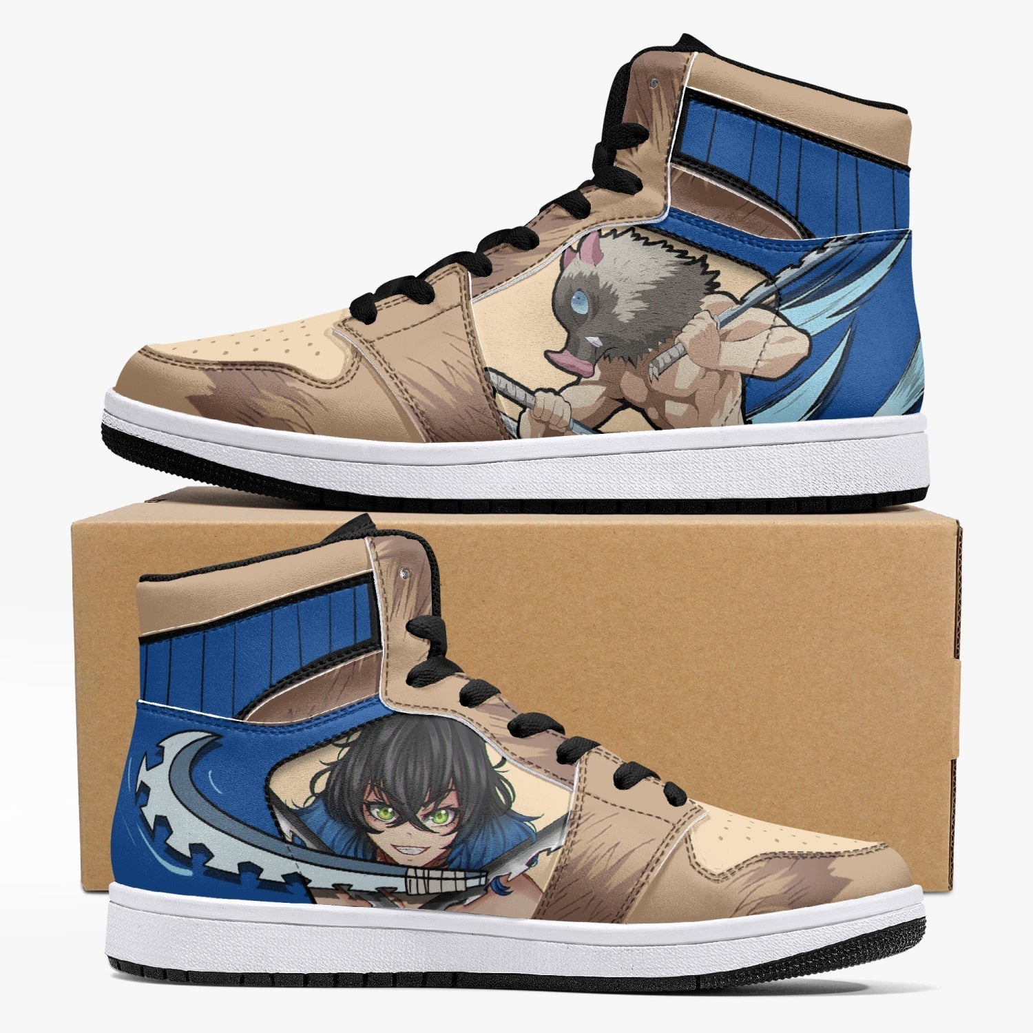 inosuke-hashibira-demon-slayer-v2-j-force-shoes.jpg inosuke hashibira demon slayer v2 j force shoes - Anime Shoes UK Store