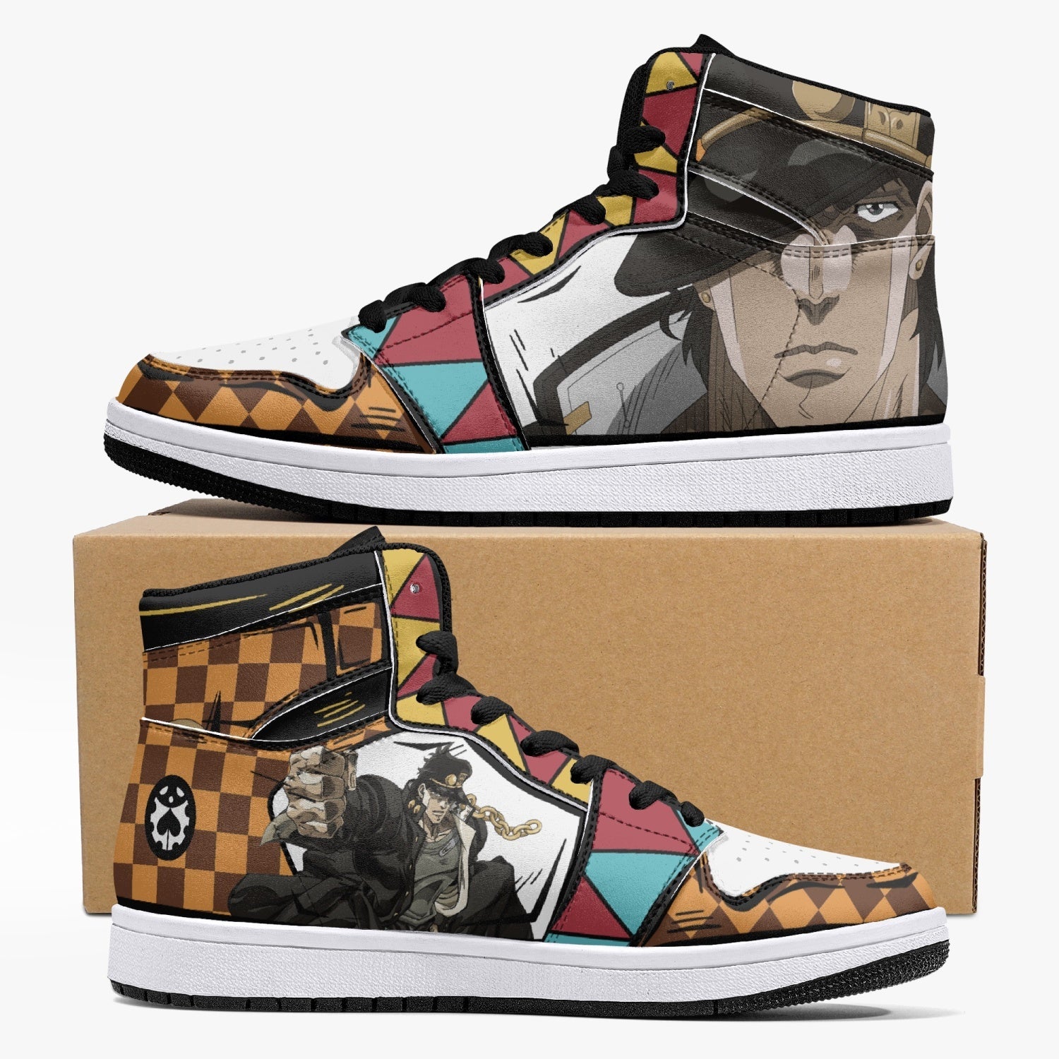 jotaro-kujo-jojos-bizarre-adventure-j-force-shoes.jpg jotaro kujo jojos bizarre adventure j force shoes - Anime Shoes UK Store
