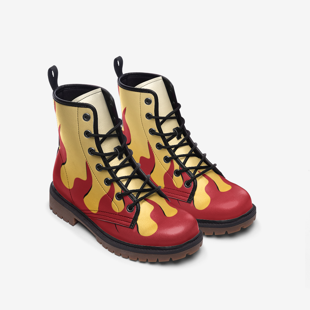 kyojuro-demon-slayer-leather-mountain-boots-2.png kyojuro demon slayer leather mountain boots 2 - Anime Shoes UK Store