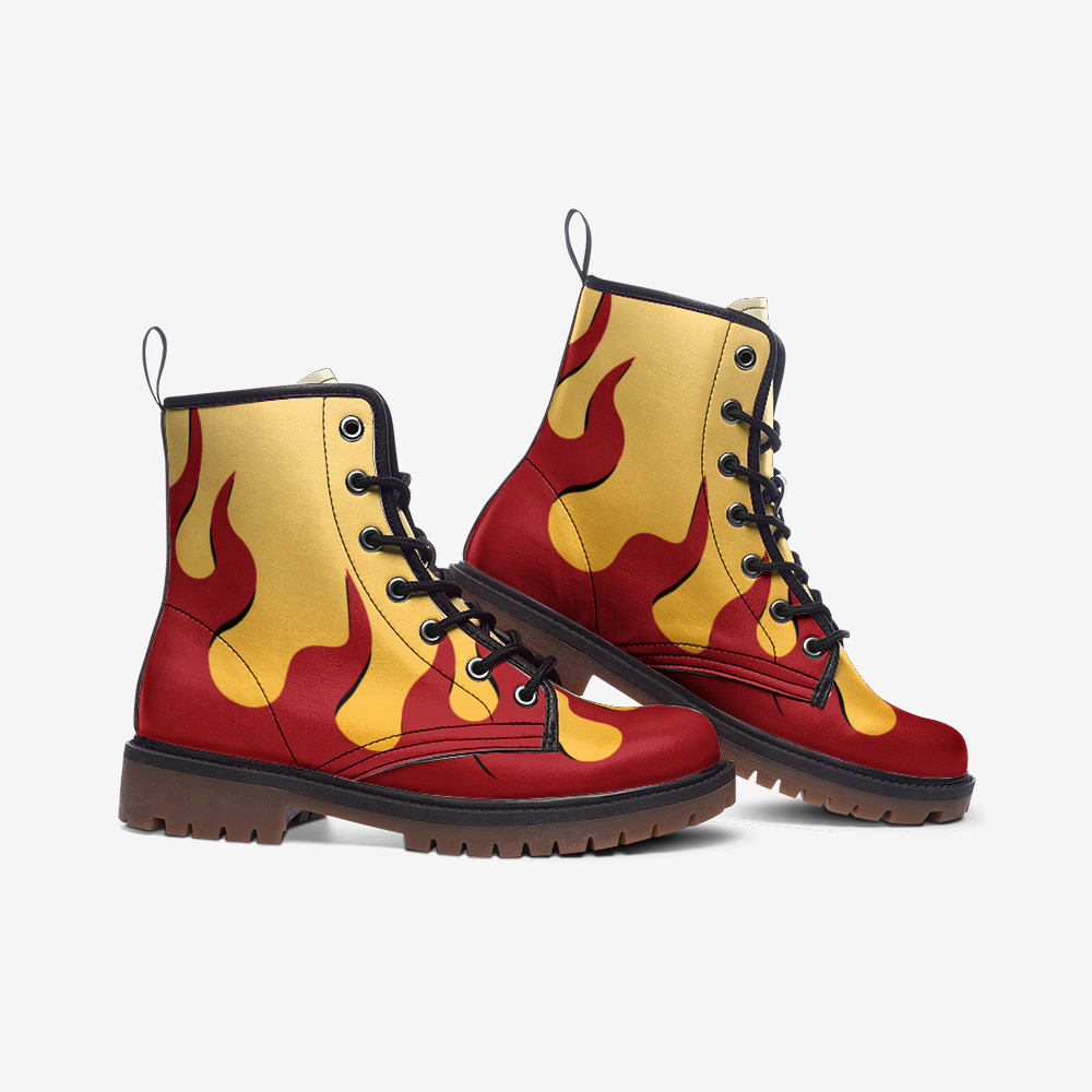 kyojuro-demon-slayer-leather-mountain-boots-3.png kyojuro demon slayer leather mountain boots 3 - Anime Shoes UK Store