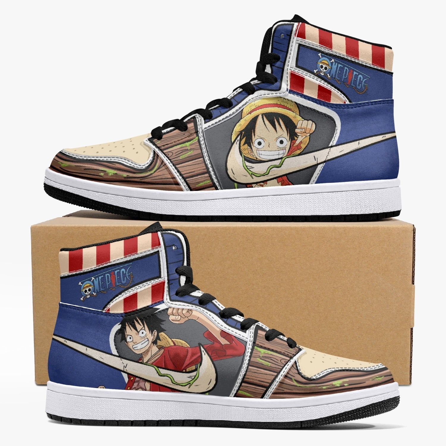 luffy-one-piece-j-force-shoes.jpg luffy one piece j force shoes - Anime Shoes UK Store