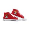 monkey d luffy one piece classic high top canvas shoes 3 - Anime Shoes UK Store