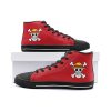 monkey d luffy one piece classic high top canvas shoes 5 - Anime Shoes UK Store