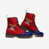 monkey d luffy one piece leather mountain boots 3 - Anime Shoes UK Store