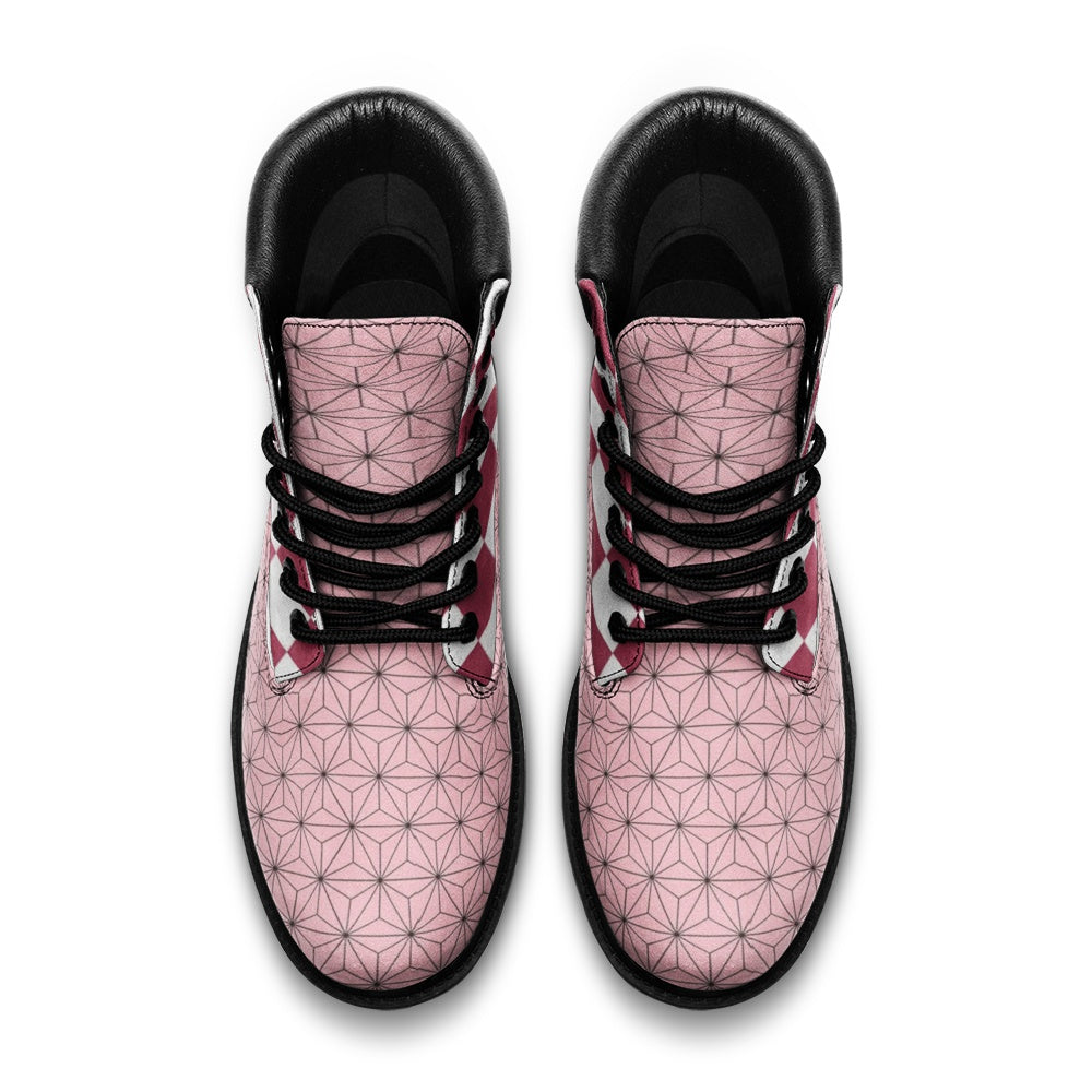 nezuko-demon-slayer-tb-leather-boots-3.jpg nezuko demon slayer tb leather boots 3 - Anime Shoes UK Store