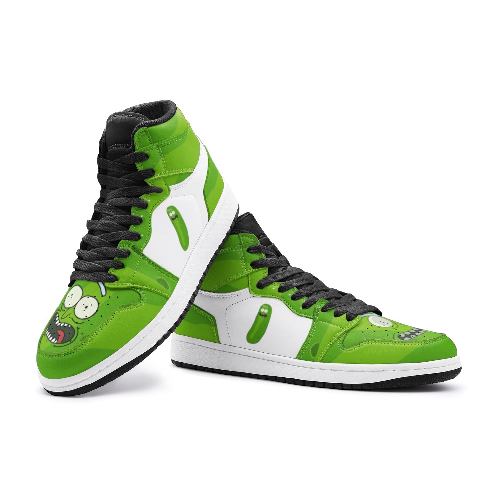 pickle-rick-face-rick-and-morty-jd1-shoes-4.jpg pickle rick face rick and morty jd1 shoes 4 - Anime Shoes UK Store