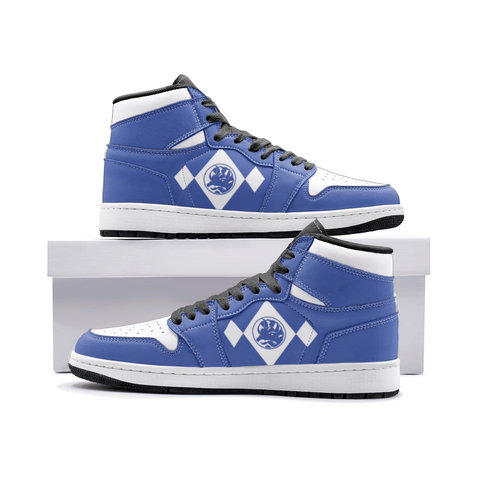 power-rangers-blue-jd1-shoes.jpg power rangers blue jd1 shoes - Anime Shoes UK Store