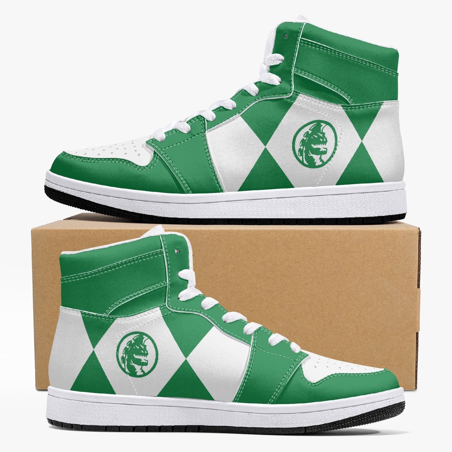 power-rangers-green-j-force-shoes.jpg power rangers green j force shoes - Anime Shoes UK Store