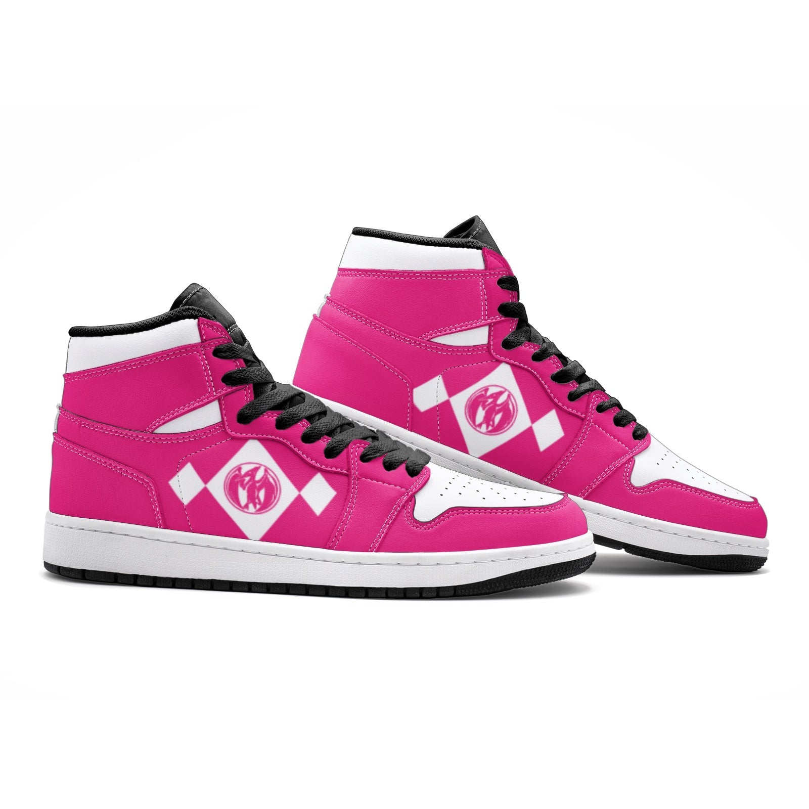 power-rangers-pink-jd1-shoes-2.jpg power rangers pink jd1 shoes 2 - Anime Shoes UK Store