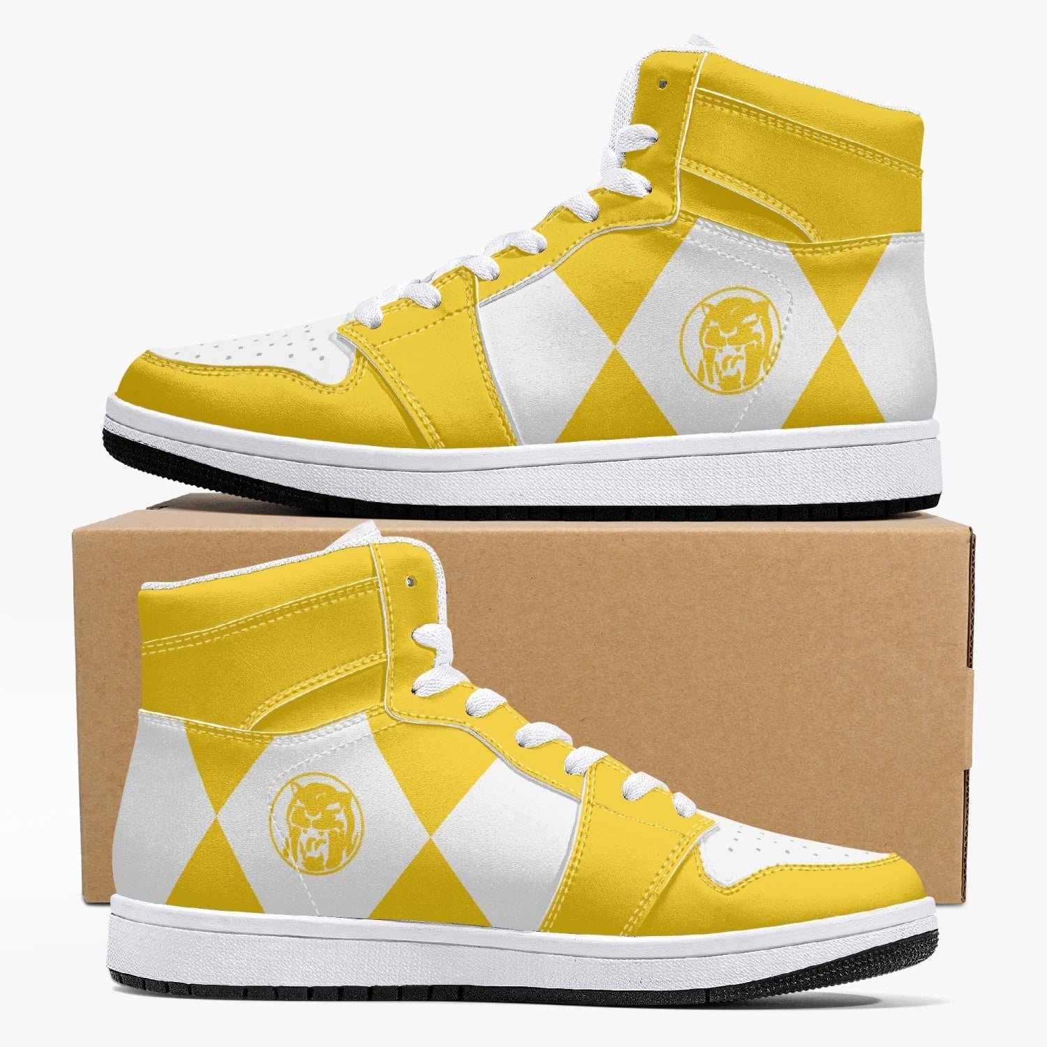 power-rangers-yellow-j-force-shoes.jpg power rangers yellow j force shoes - Anime Shoes UK Store