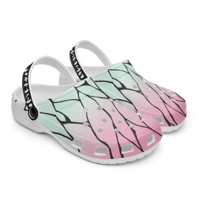shinobu kocho demon slayer custom clogs - Anime Shoes UK Store