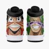 zoro and luffy one piece j force shoes 4 - Anime Shoes UK Store