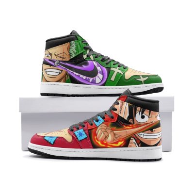 zoro and luffy one piece jd1 shoes - Anime Shoes UK Store